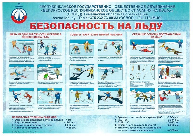 безопасность на льду