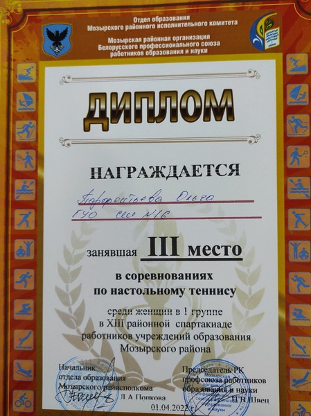 Спартакиада теннис 2022